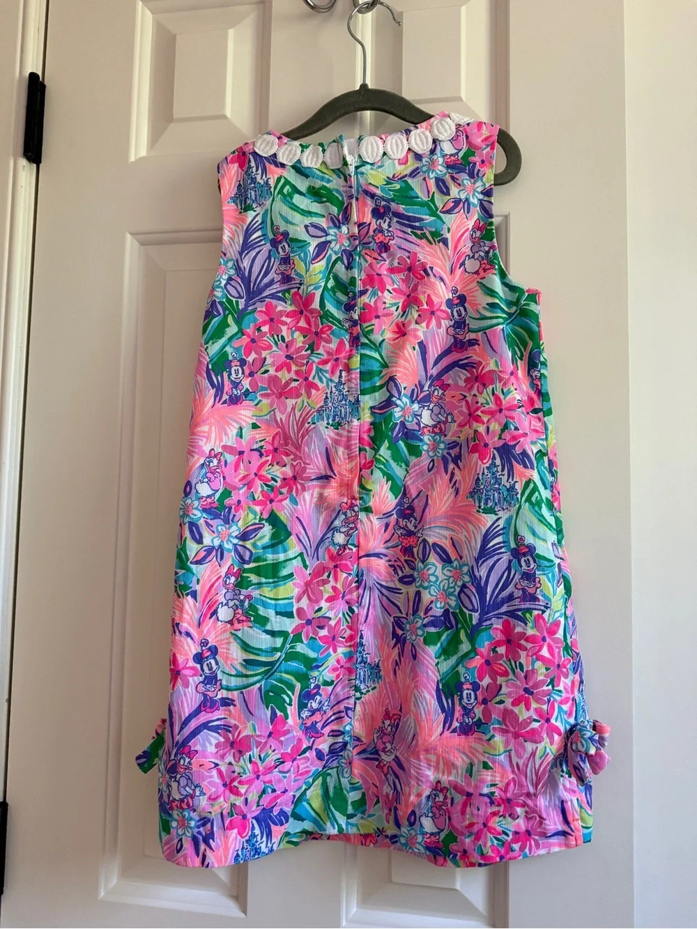 Lilly Pulitzer x Disney Pink, Green & Blue Floral Shift Dress
